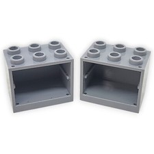 Lego Container Schrank Regal 2x3x2 4532b Light Bluish Gray Hellgrau Ersatzteil