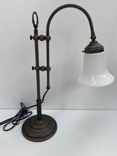 Tischlampe antik bankerlampe - antik,