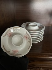 8 Winterling Marktleuthen Bavaria Eierbecher mit Blumenmuster (Floral Dekor)