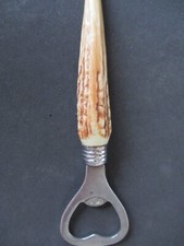 Flaschen/Bieröffner Griff Geweihimitat