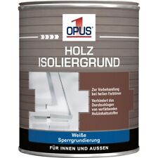 €10,00L   3,25 L Opus 1  Holz-Isoliergrund weißer Absperrgrund  innen außen
