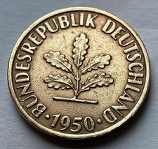 10 Pfennig Deutschland 1950 J