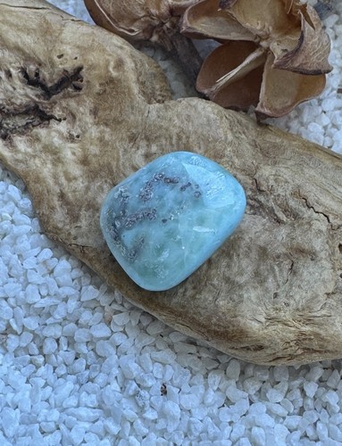 Larimar trommelstein 29ct - trommelstein,