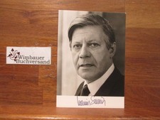 Autogrammkarte Helmut Schmidt