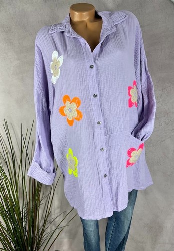 Long bluse hemd tunika - bluse,