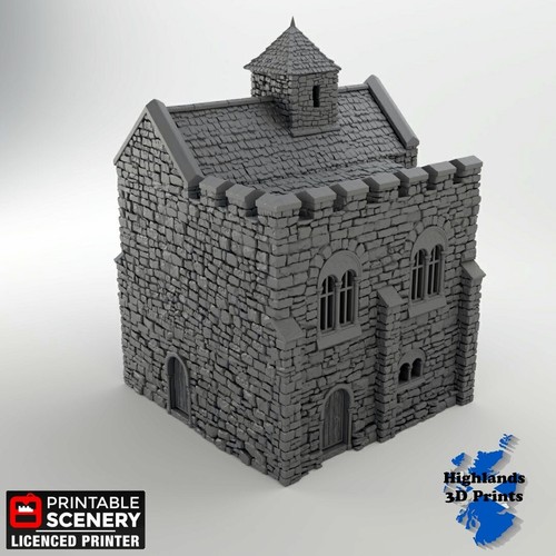 Norman stone keep scatter - keep,
