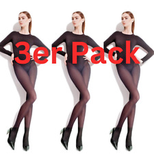 Fiore Paula 3er Pack Strumpfhose 40DEN S-XXL Feinstrumpfhose Damen Nylons 36-54