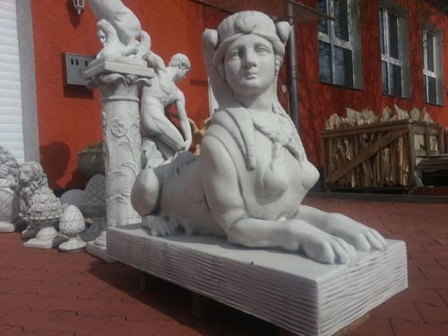 Steinfigur sphinx xxl - steinfigur, 86,5