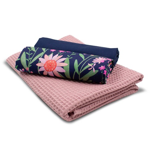 Set waffelstoff 2x - waffelstoff, +