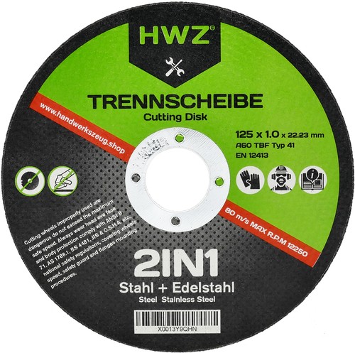 Stk trennscheiben 125 - x, 1,0