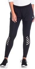 Gregster Damen Leggings Fitnesshose Laufhose Sporthose Rubi , Schwarz, M