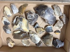 1,2 kg Feuerstein Flint Dekostein Rohstein Garten Aquarium Basteln DIY Projekte