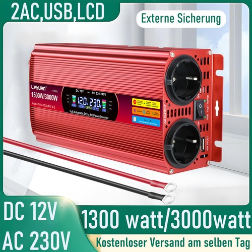 1500w 3000w wechselrichter - 3000w, 12v