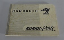 Betriebsanleitung / Handbuch Heinkel Perle 50ccm Stand ca. 1956