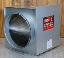 HELIOS Luftfilter-Box LFBR 400 Filterklasse G4 RohrØ 400mm Gesamt 515x495x587mm