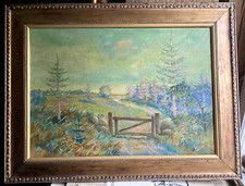 ::OIL PAINTING SIGNED MONOGRAM