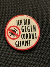 50 Corona Impf Pins / Buttons