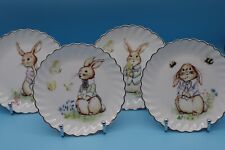 Tchibo - Dessertteller-Set mit Echtgoldrand - "Ostern" - 4-teilig - Sehr gut