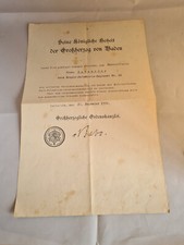 Friedrich August Medallie Sachsen in Silber mit Urkunde