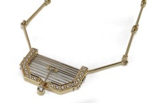 Hofacker Collier Brillanten Top Wesselton 750 Gelbgold [BRORS 17588]