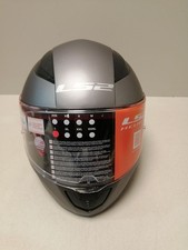Motorradhelm   LS2, Integraler Motorradhelm Rapid SOLID Matt Titanium, L