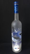 Grey Goose Vodka 3 L LED ohne Korken Flasche leer deko Shisha Spardose hookah