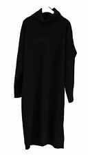 Cappellini Peserico Kaschmir-Kleid in schwarz Größe 40 (ital. 46) NEU! NP 399€