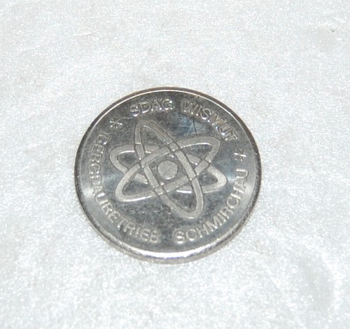 Plakette medaille sdag wismut - plakette,