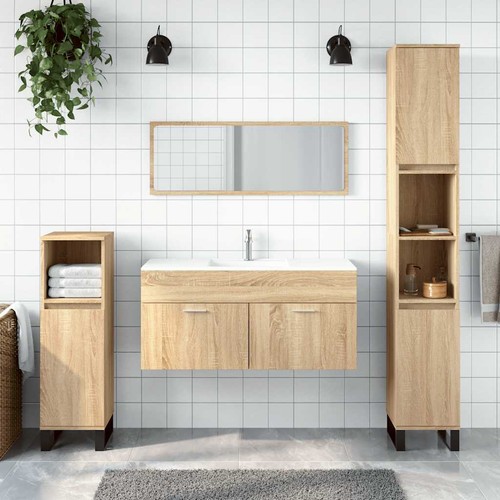 Badschrank mit spiegel 100 - spiegel,