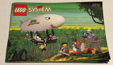 Lego System 5956 Adventures Bauplan Anleitung Bauanleitung Zeppelin