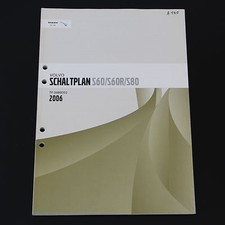 Volvo S60 S60R S80 Elektrik elektrische Schaltpläne Werkstatthandbuch 2006