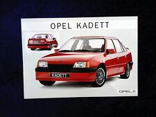OPEL Kadett E Stufenheck Limousine Prospekt 1986   optisches Tuning
