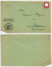 88186 - Mi.Nr. 138 - Beleg Württ. Staatsforstverwaltung - Vaihingen 2.4.1937