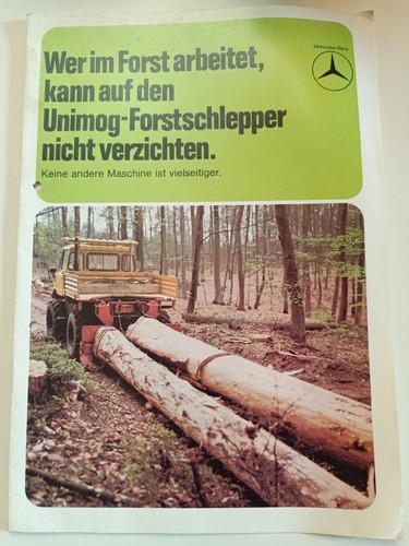 Original prospekt unimog forst - original,