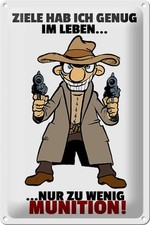 mrdeco Metall Schild 20x30cm