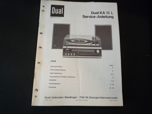 Original service manual - original,