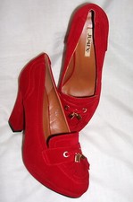 College Pumps Rot  Gr. 37 (Neuwertig)