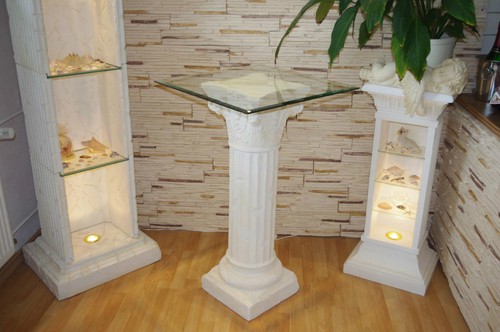 Beistelltisch blumensäule - beistelltisch,