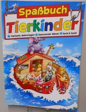 Tierkinder Spaßbuch Kinder Malvorlagen Rätsel Spielen Großformat Toller Spaß T49