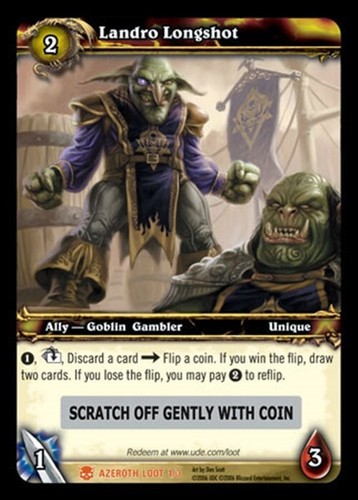 Wow loot card landro - loot,