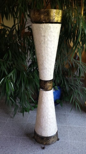 Lampe perlmutt metall - lampe,