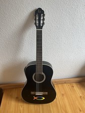 Akustikgitarre schwarz – guter Zustand, Einsteiger geeignet