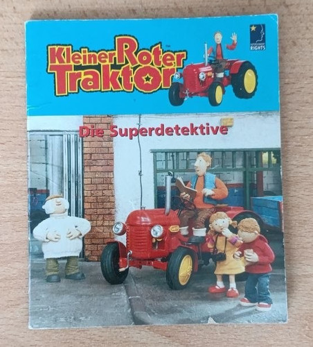 Kleiner roter traktor - roter,