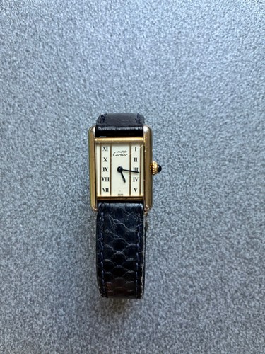 Cartier tank vermeil 5057001 - vermeil,