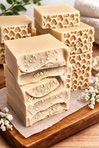 Handgemachte hafermilchseife - handgemachte,