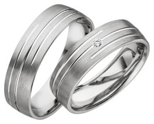 2x JC Trauringe Silber