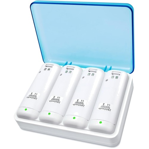 Wii akku ladegerät set - ladegerät, 4
