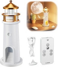 Leuchtturm Deko Bluetooth Leuchtturm Lampe Lighthouse Moon Lamp LED Leuchtturm