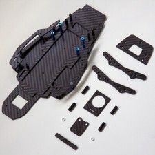 Carbon Fiber Chassis Frame Kit Für Tamiya DT-04 Fighter NXGEN 2wd Buggy Upgrades