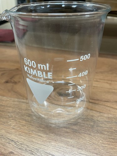 Laborglas messbecher 600ml - messbecher,
